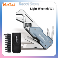 NexTool Adjustable Wrench 6 In 1 EDC Multitool Pocket Hand Tools Kit Screwdriver Bit Set Multi Function Tools Folding Knife File