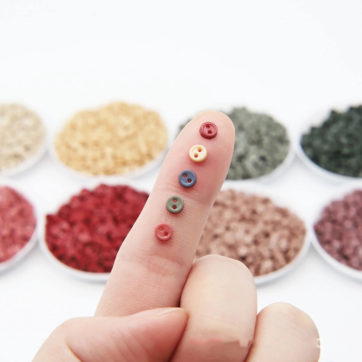 4mm Mini Buttons Round Tiny Button DIY Crafts Doll Shoes Clothing Sewing Scrapbooking Card Making Embellishments Card Making