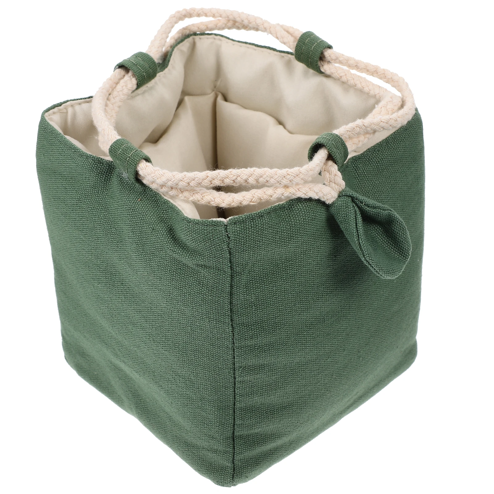 

Portable Tea Set Bag With Drawstring Foldable Travel Container For Cups Teapots Storage Household Makeup Office Supplies