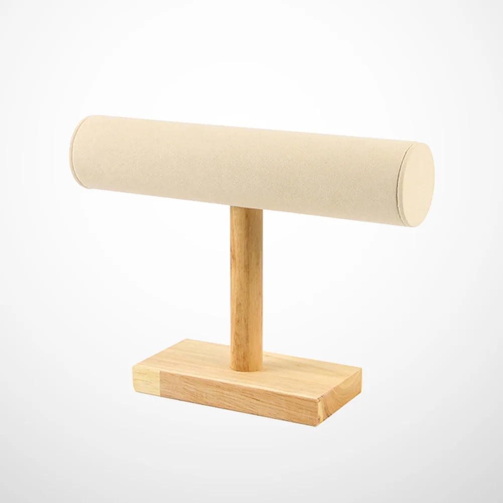 

Bracelet Holder Solid Wood Display Stand Jewelry Bracelets Bamboo Hanging Watch Rack