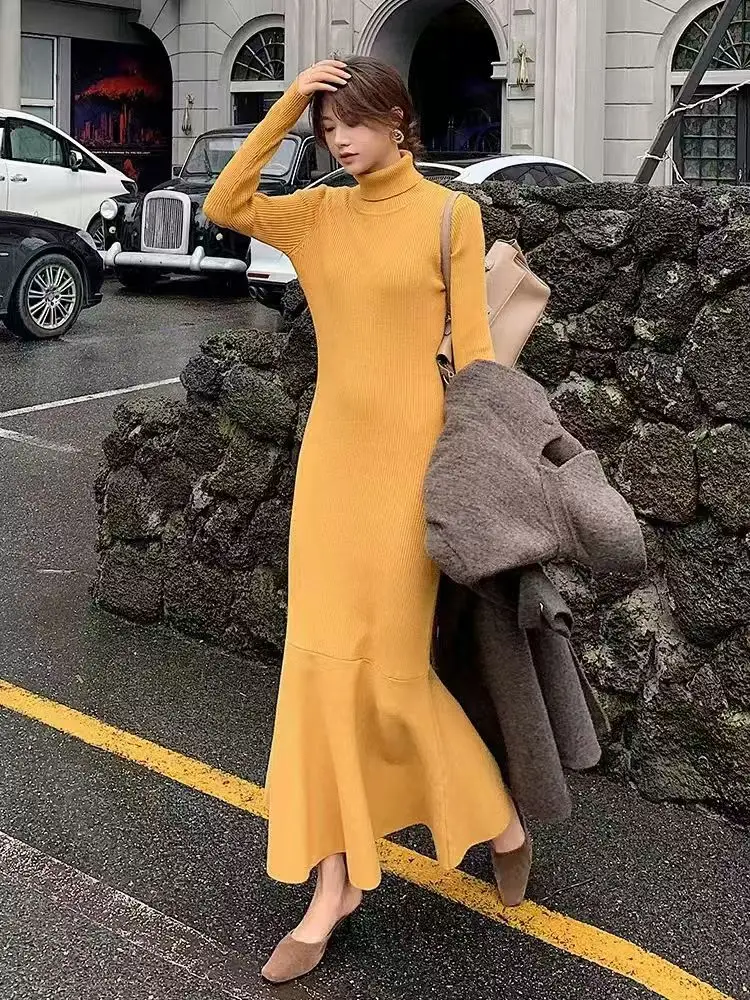 Vestidos Para Mujer Winter Sundress Long Dresses For Women Vintage Dress De Mujer Elegantes Vestido Feminino Traf Official Store