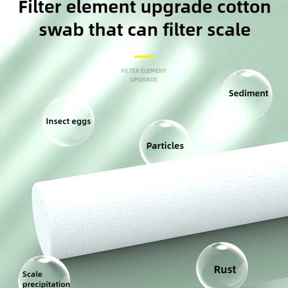 10 Unidades de Filtro de Repuesto para Humidificador, Barra de Esponja de Algodón de 8/9mm*240mm para Humidificador Doméstico, Difusor de Aroma, Generador de Niebla, Humidificador de Aire