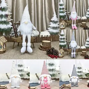 Gnome Doll Feindliche Weihnachten, Frohe Weihnachtsdekorationen für das Haus, Weihnachtsschmuck, Neujahr 2024, 2023 12 Hauptverkäufe Gnomes Weihnachten - №4