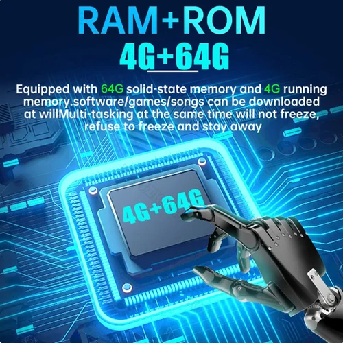 Imagen 2 del producto Estéreo Universal 2 Din para Auto con Android 13, Pantalla de 7/9/10 Pulgadas, 64G, GPS, Bluetooth, Sistema de Radio Inteligente Multimedia Central para Auto