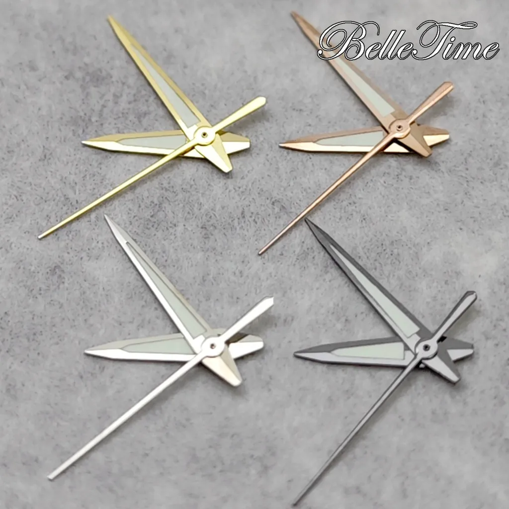 NH35 NH36 Hands C3 Green Luminous Silver/Gun/Rose Gold/Gold Watches Pointers For NH35/NH36/4R/7S Movement Watches Pointers