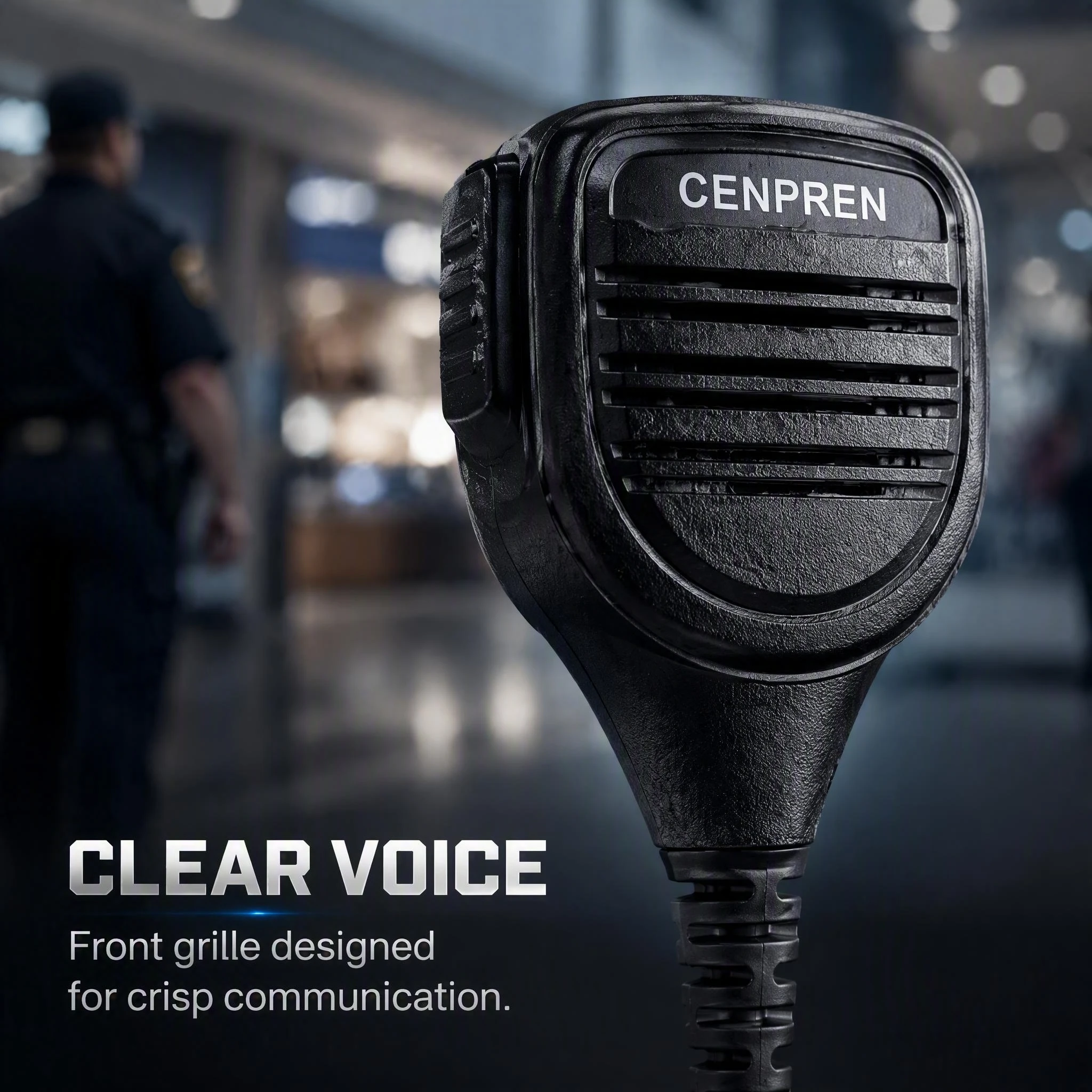 CENPREN Original Walkie-Talkies Radio Hand Speaker Microphones for Motorola GP68 GP88 GP88S GP300 DP1400 EP450 DEP450 CP040