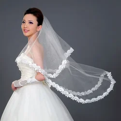 Véu de noiva de malha transparente, 15m, para penteado de casamento (branco), véu de noiva vermelho