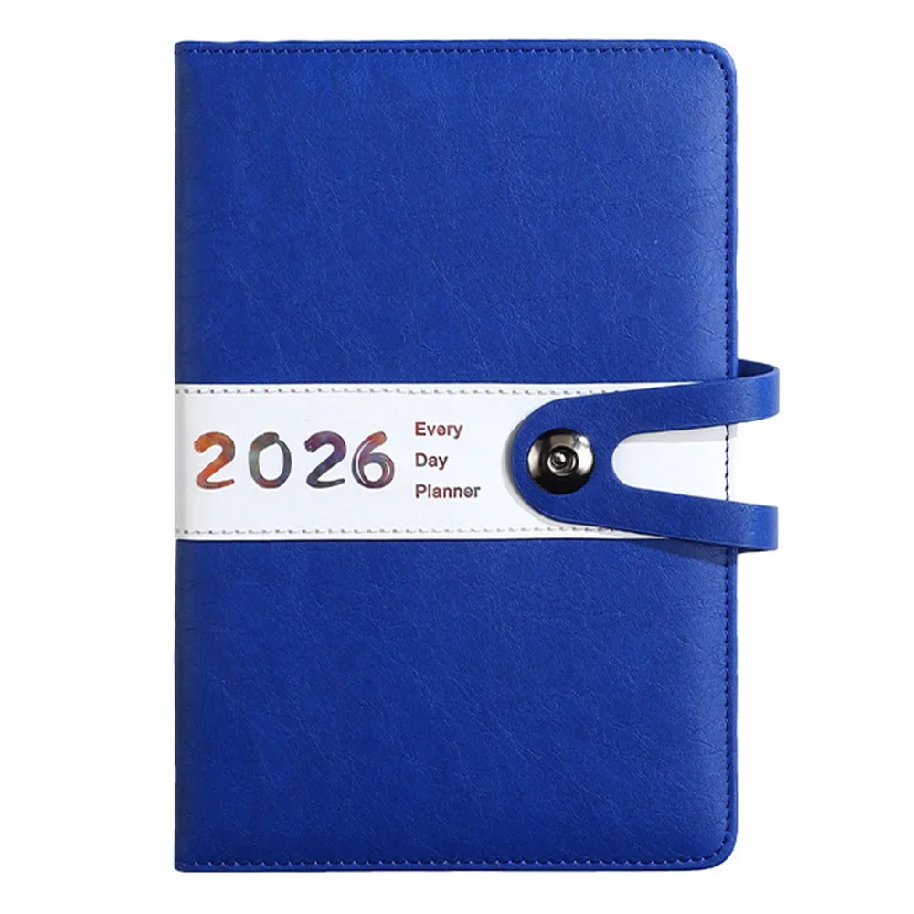 

English 2026 Schedule Planner Notepad Wear-resistant Efficiency To-do List Notebook Portable Simple A5 Agenda Planning Notebook