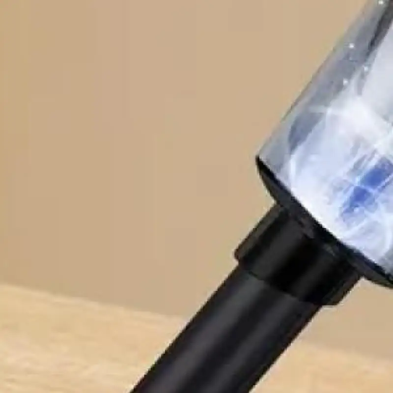 Беспроводной ручной пылесос 2-в-1 со светодиодным дисплеем, мощным всасыванием и вентилятором для автомобиля, домашних животных, офиса, путешествий, легкий и