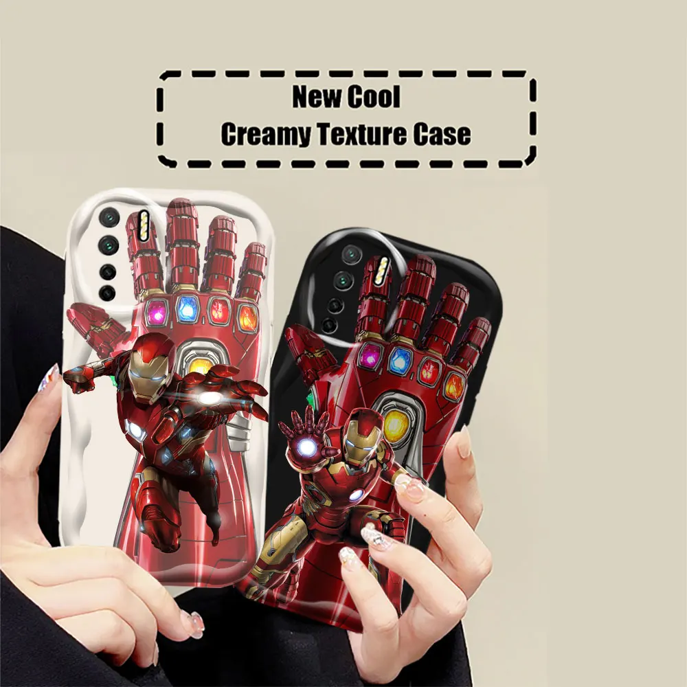 Marvel Iron Man Infinity Glove Phone Case For OPPO A98 A94 A93 A92 A79 A78 A76 A74 A60 A58 A57 A55 A54 A53 A38 2020 Wave Cover