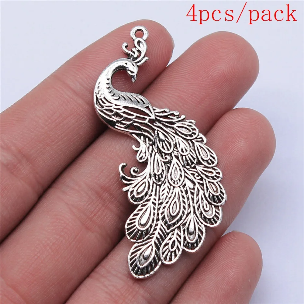Luzem Charms do tworzenia biżuterii zestaw wisiorek Diy biżuteria akcesoria pawie Charms — zdjęcie 5