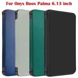 Leather 6.13 inch e-Reader Case Auto Sleep/Wake Shockproof Protective Cover Anti Scratch for Onyx Boox Palma/Kant 2