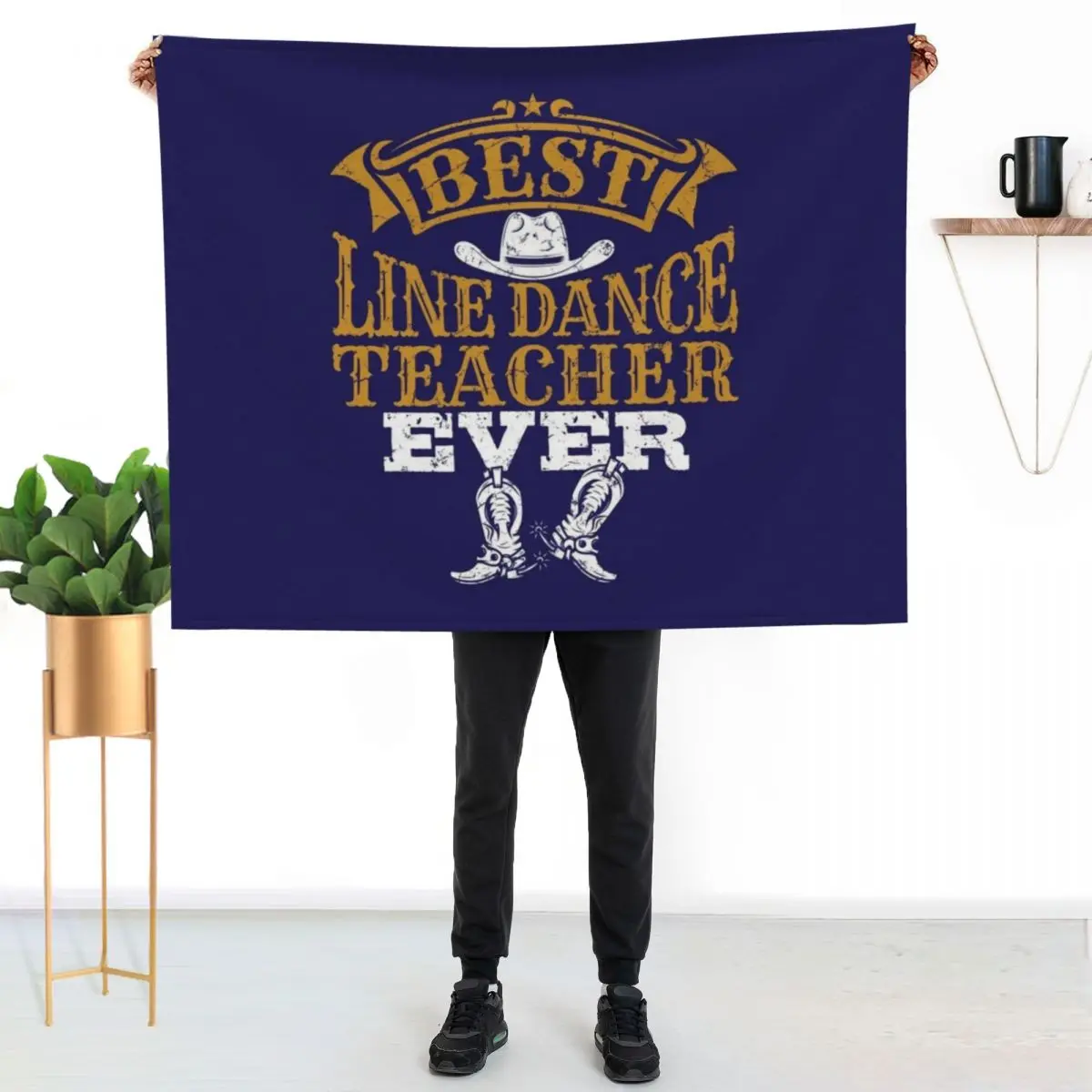 Best Line Dance Teacher Ever Throw Blanket Hairys Luxury Soft Plush Plaid Blankets For Baby Kid'S Beautifuls Blankets
