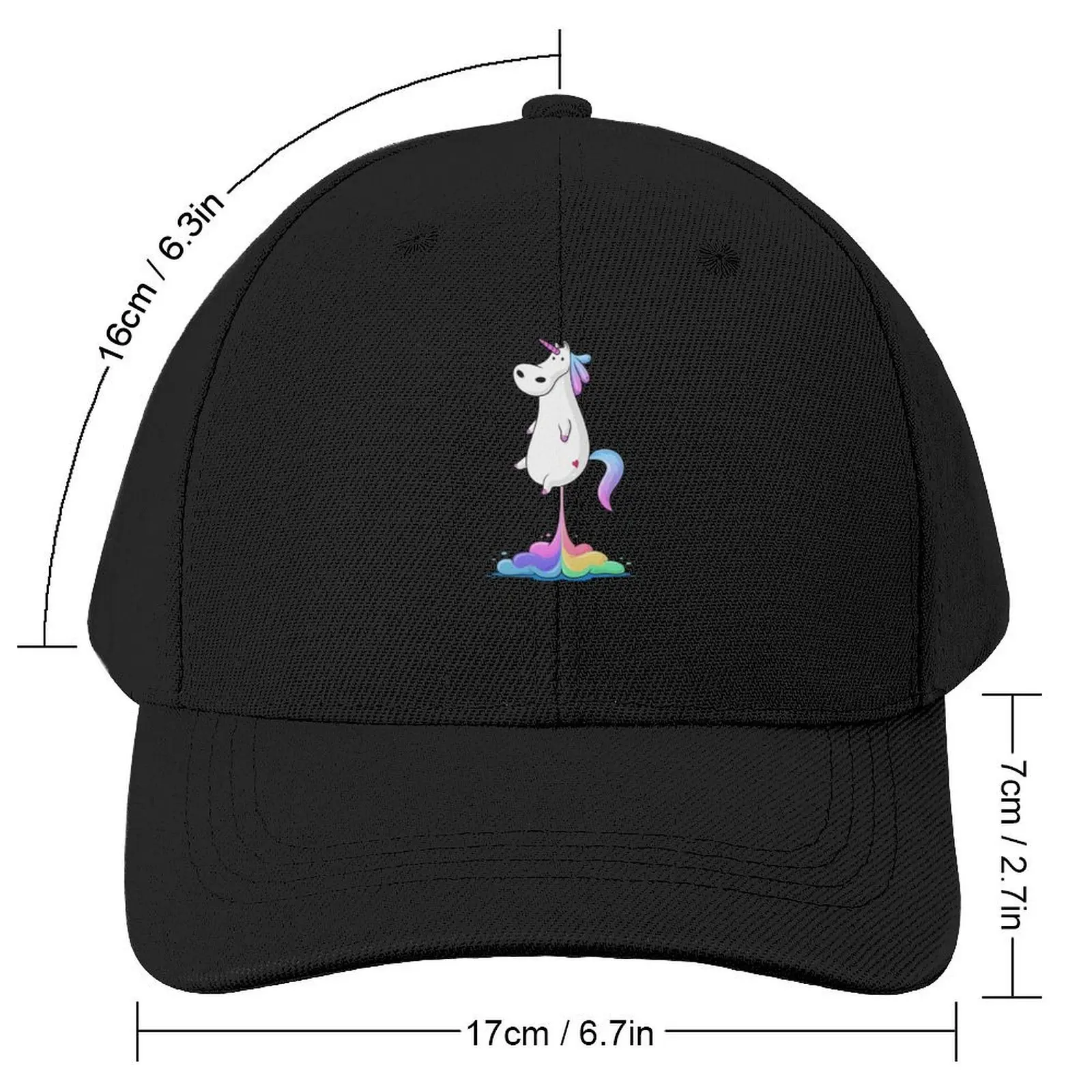 Unicorn Fart Baseball Cap western Hat Hip Hop New In Hat Dropshipping Mens Hats Women's