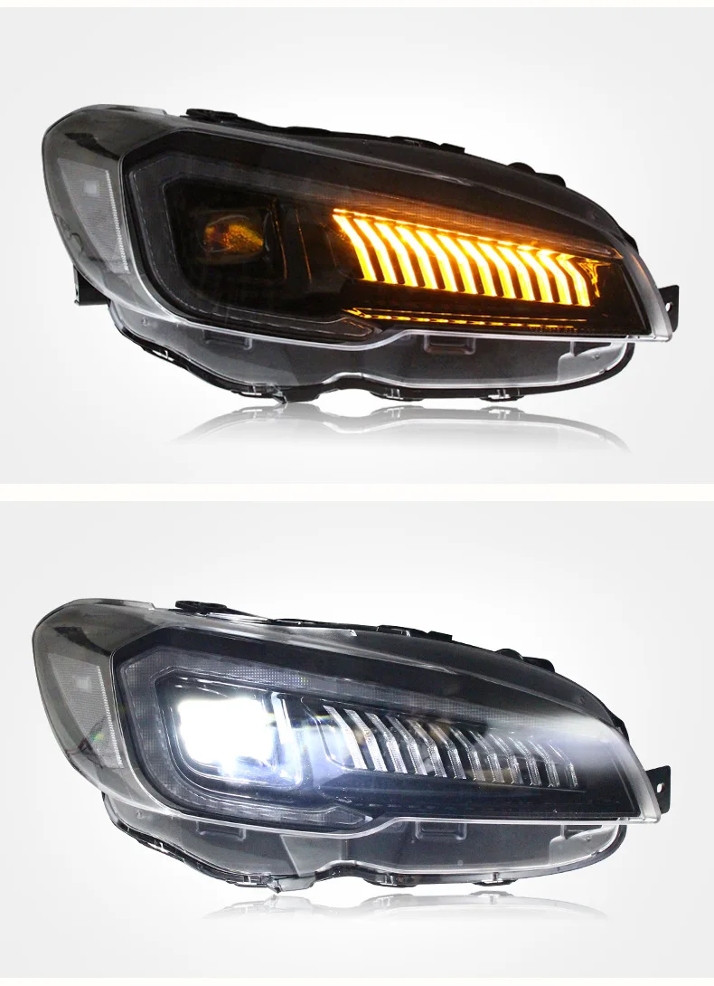 

2pcs 2015~2020y car bupmer head light for Subaru WRX headlight car accessories ALL IN LED fog for Subaru WRX headlamp