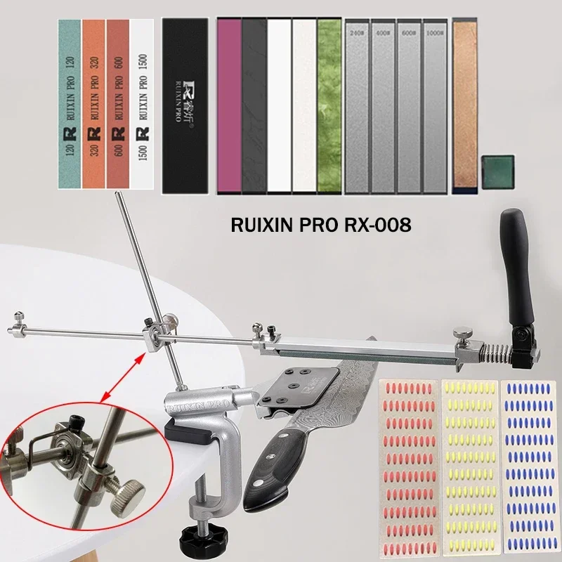 Upgraded Ruixin Pro RX008 Fixed Angle Sharpener Brand New Knife Sharpener Sharpeing Stone Knife Tools Whetstone