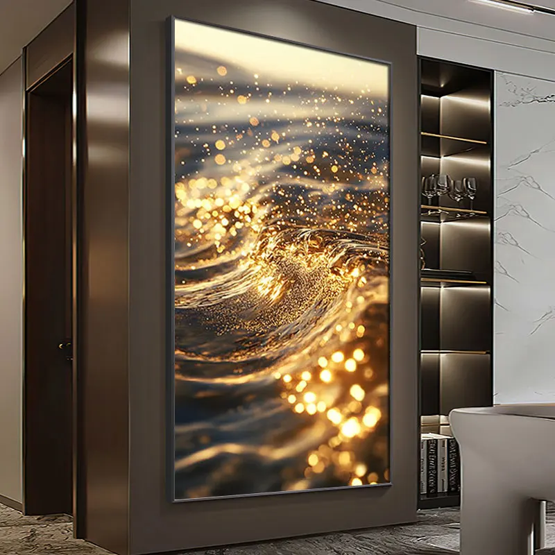 2025 New Model Hyundai Luxurious Entrance Hall LED Wall Lamp High-end Feel Corridor  Passage Entrance Wall Lamp Painting