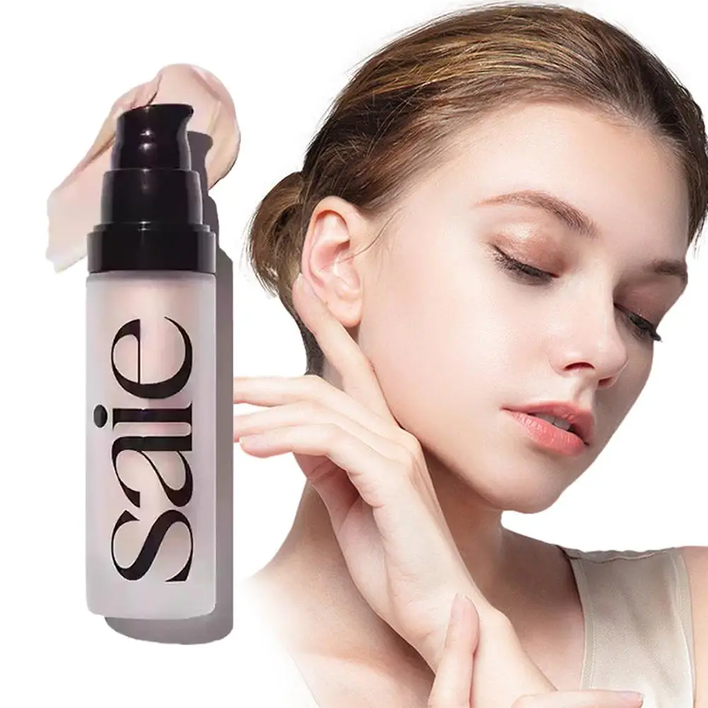 Saie Liquid Highlighter Intense Shimmer Starglow Face Shadow Contour Srinking Pore Powder Finish Luminizer Foundation Makeup