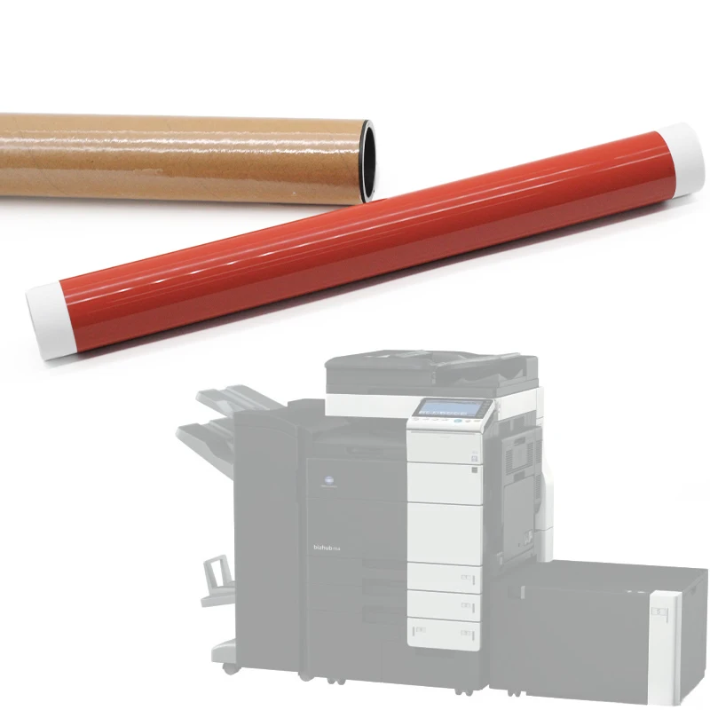 

Фиксирующая пленка для Konica Minolta BH C554 C554e C558 C658 C654 C654e C754 C754e, детали принтера, красный ремень фьюзера