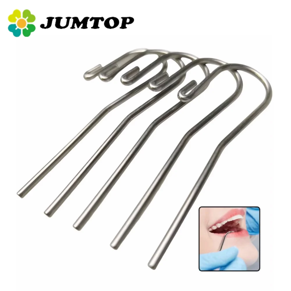 خطافات شفاه للأسنان قابلة للتعقيم - أدوات قياس قناة الجذر لمحدد موقع نقار الخشب والعلاج بالشعر الداخلي #1