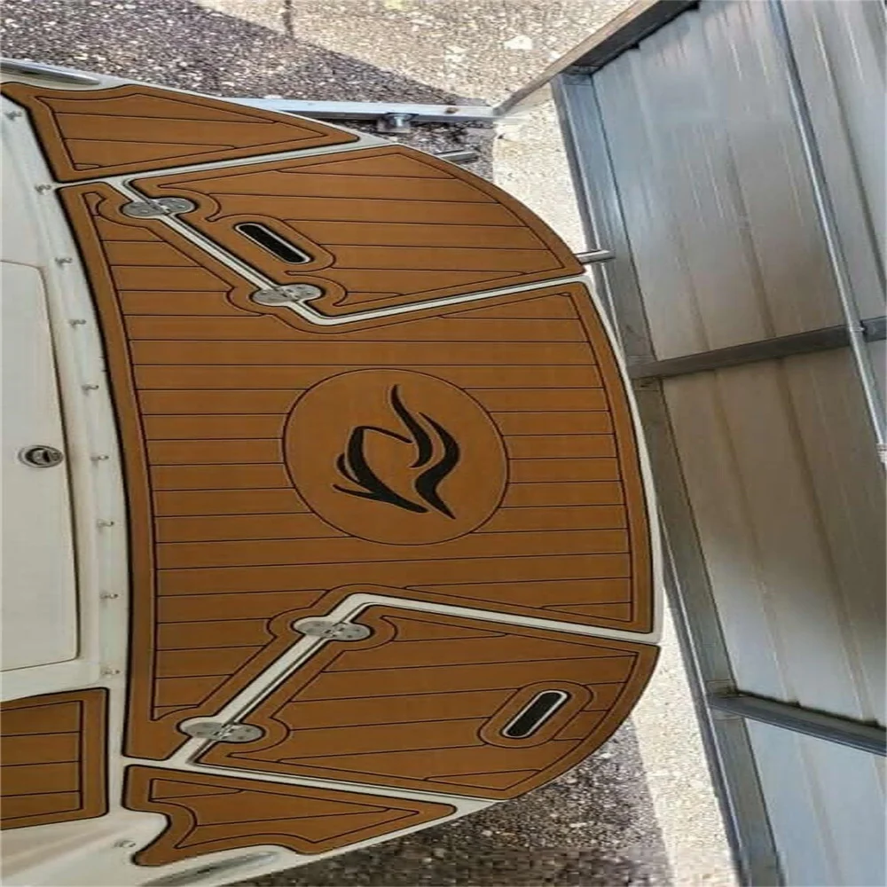 

2009 Rinker 246 Swim Platform Step Pad Boat EVA Foam Faux Teak Deck Floor Mat SeaDek Gatorstep Style Самоклеящийся 35tsghfj