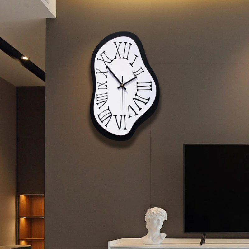 Kids Battery Hands Wall Clock Modern Design Minimalist Unique Aesthetic Clock Wall Fancy Design Operated Reloj De Pared Ornament