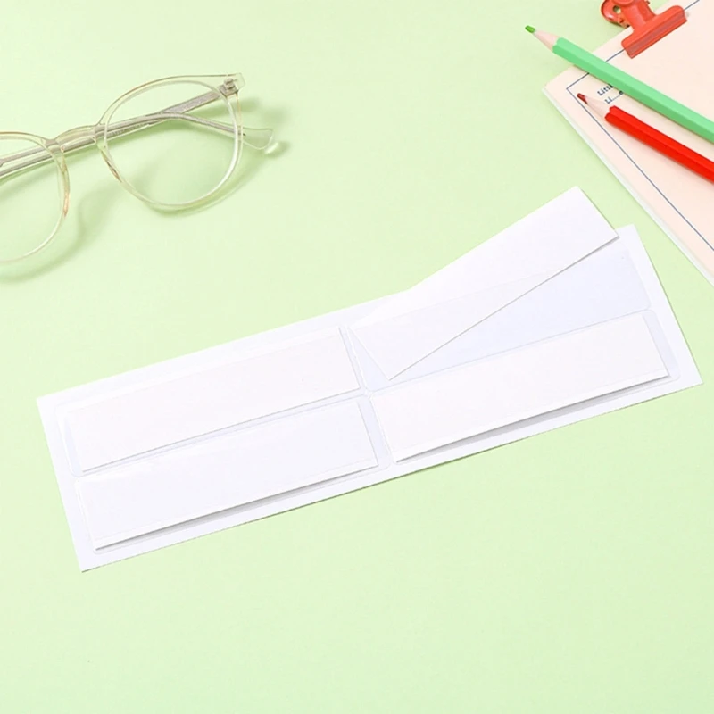  Adhesive Label Bags Tear Resistant Durability PVC Bag Easy To Use Sticker Pockets For Quick Identification 40PCS