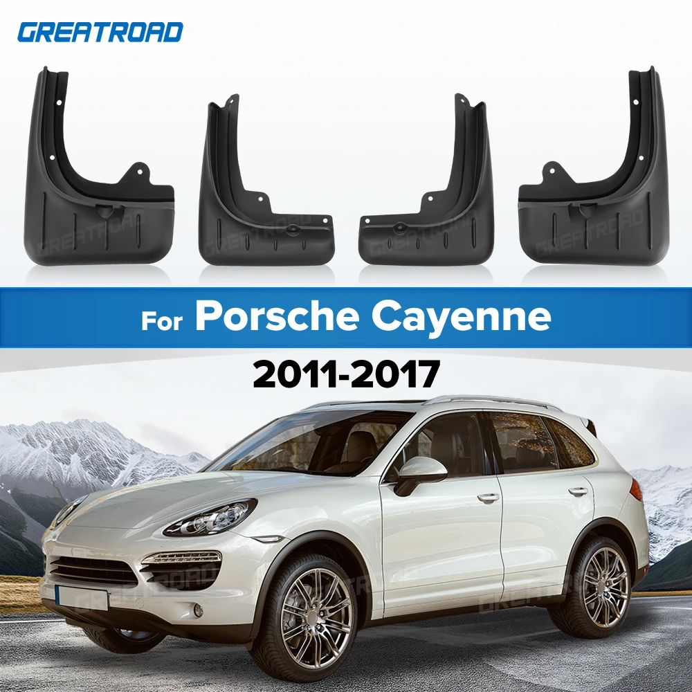For Porsche Cayenne 2011-2017 2012 2013 2014 2015 2016 Fender Mudflaps Splash Guards Mudguards Mud Flaps car Accessories