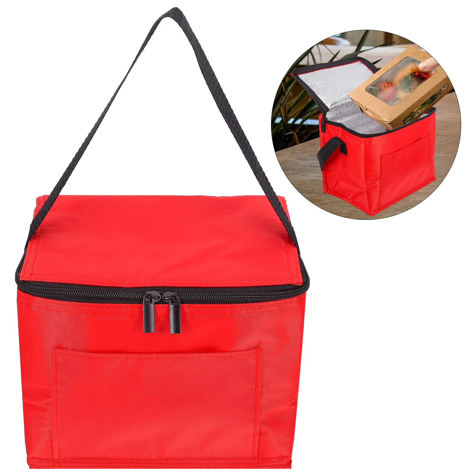 

Foldable Cooler Bag Spacious Insulated Lunch Tote for Men Women Kids Portable Food Carrier Bag for Office School Picnic Travel