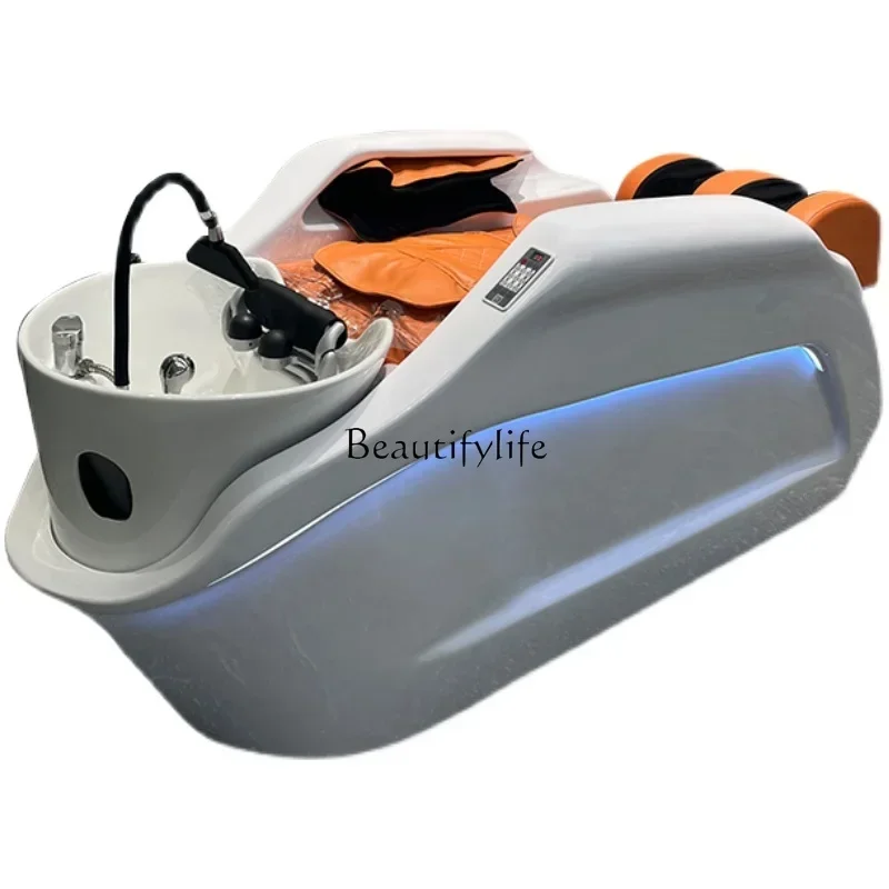 

lx29High-End Automatic Intelligent Electric Massage Shampoo Bed Barber Shop Full Body Heating for Hair Salon