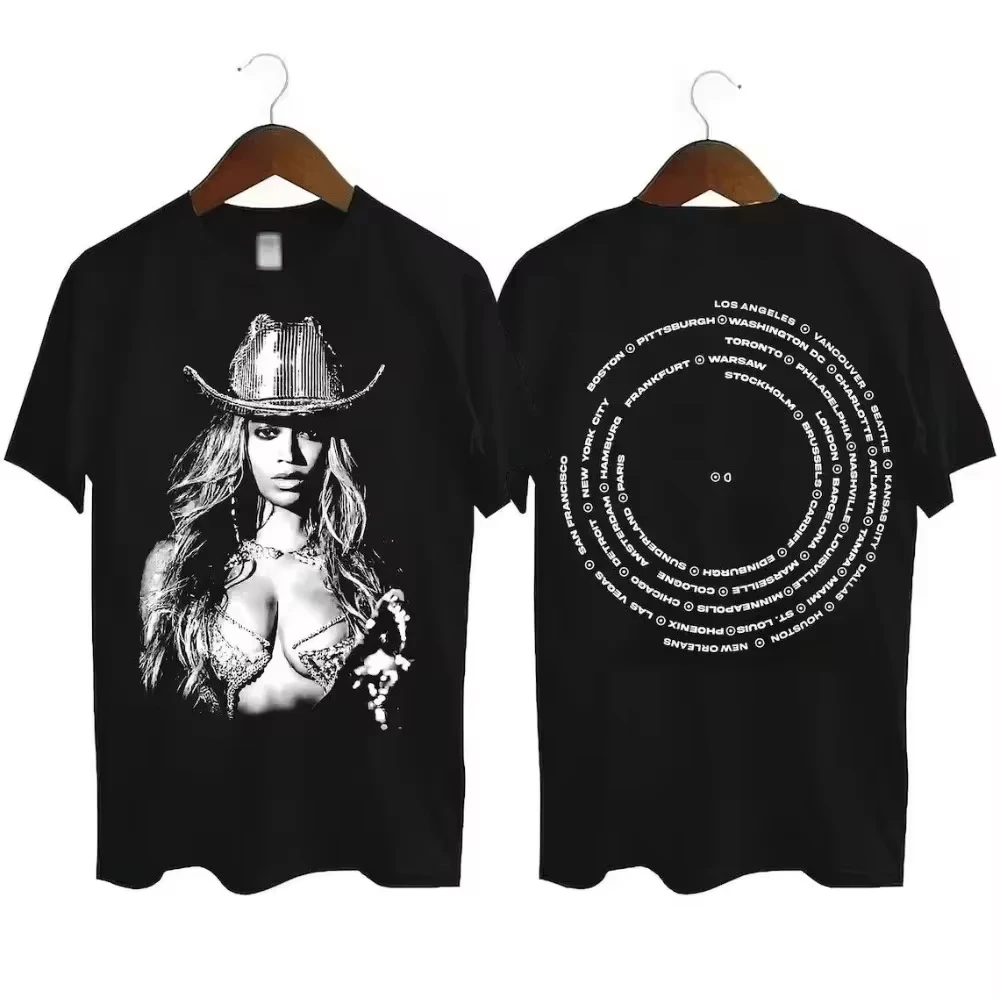 

Men's Women's T-Shirt Renaissance World Tour Album Music T-Shirt Women's Cotton O-Neck Short Sleeve Casual Large T-Shirt