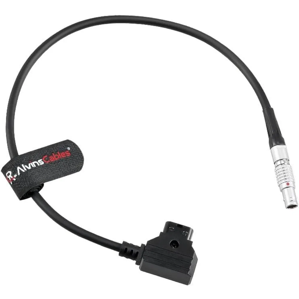 Alvin's Cables 3-Pin Male to Dtap Power Cable for Teradek MDR.S Receiver 40cm| 15.7inches