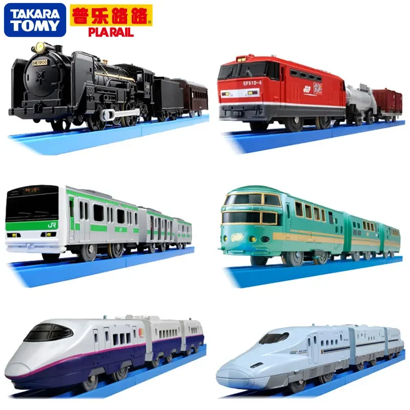 TAKARA TOMY Pule Road Road Electric track three locomotives Boys toys Electric train Bullet train High speed train,boys toys,