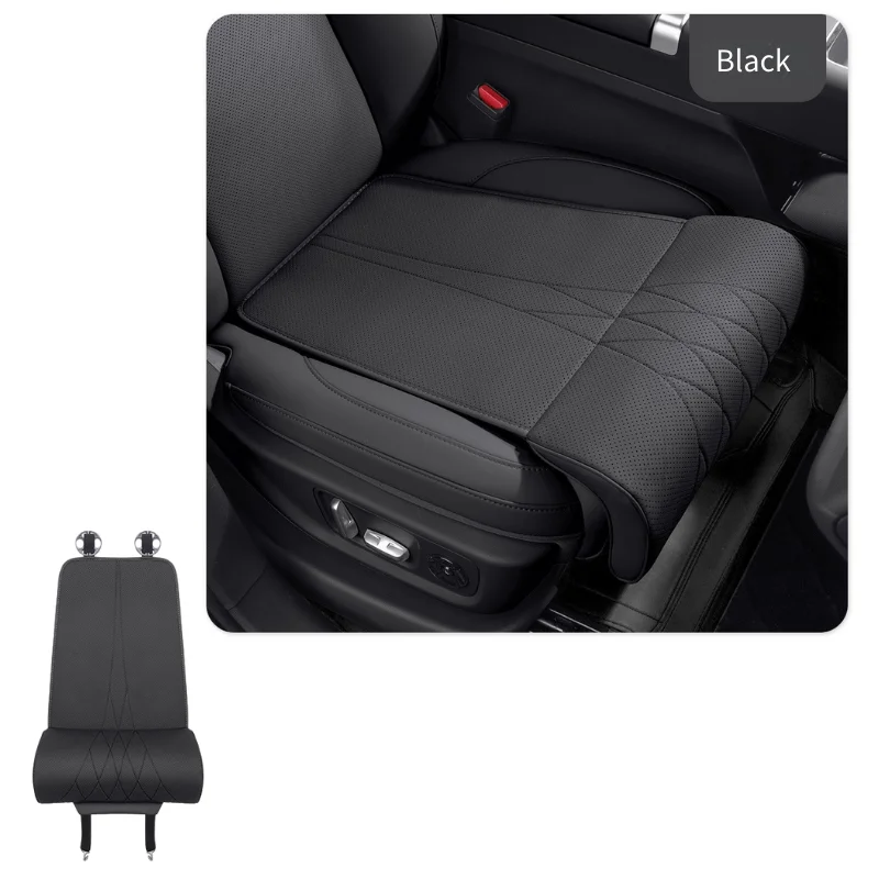 موسع مسند ساق السيارة من جلد نابا العالمي - وسادة مقعد مريحة للسائق من إسفنج الذاكرة قابلة للتنفس