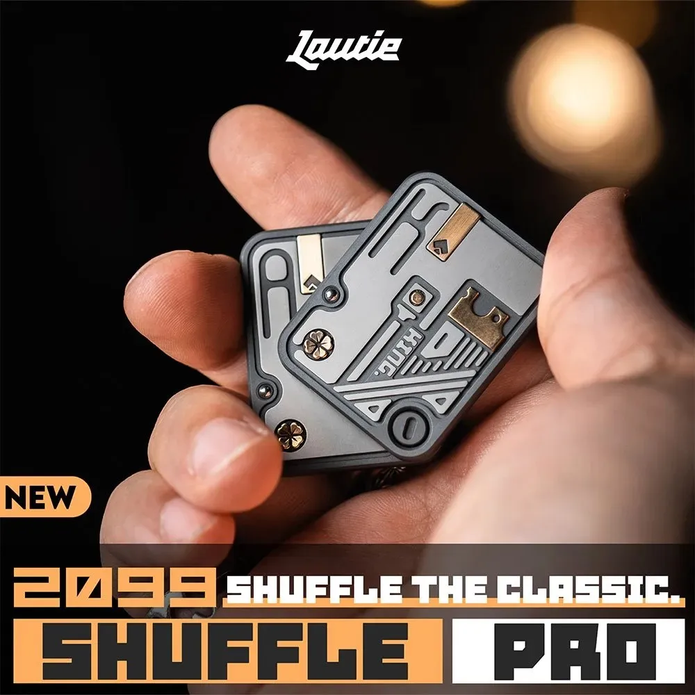 LAUTIE Shuffle Pro ACE+KING Fidget Slider, 2099 Series BUILT-IN TUNING FORK STRUCTURE SMOOTHER SLIDES Desktop Toy NEW RELEASE