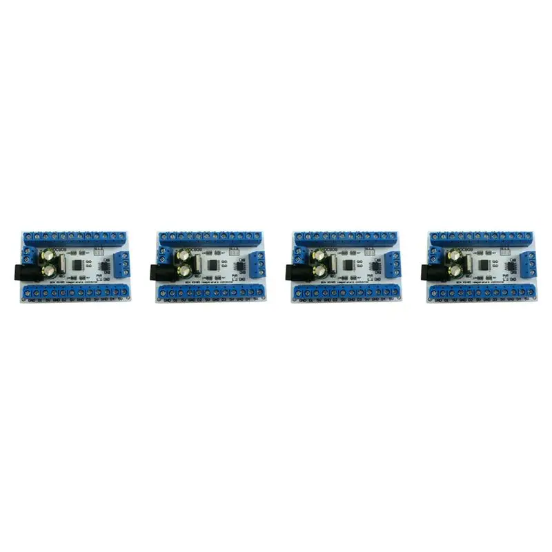 A98E-4X ELETECHSUP 8Ch Ds18b20 Rs485 Modbus Rtu Temperature Control Sensor Remote Digital Module PLC R4DCB08