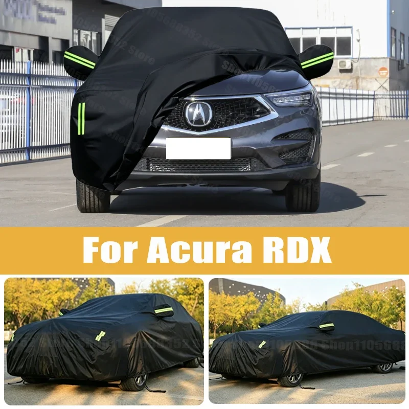 Car Cover Outdoor Protection Full Exterior Snow Cover Sunshade Dustproof Protection Cover Universal For Acura RDX