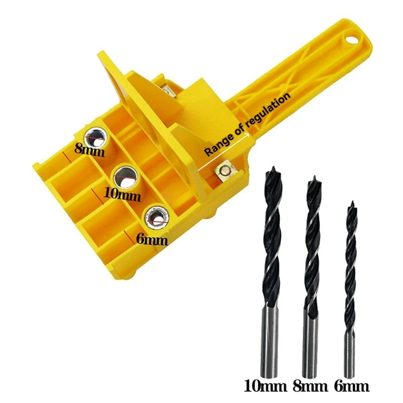 AC62-2 Sets Woodworking Hole Punch Locator For Precision Drilling Tool Set