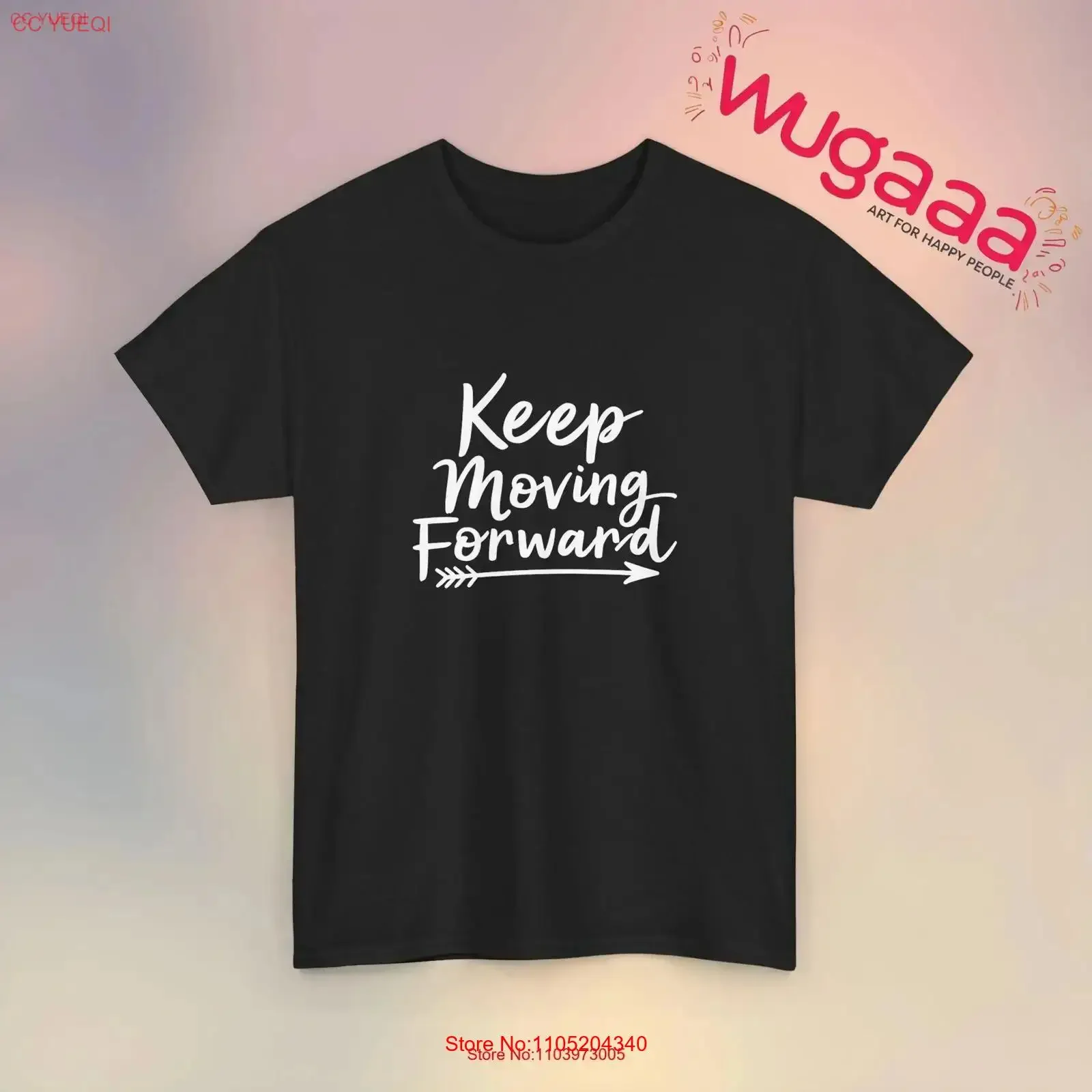تحفيزية إبقاء الحركة إلى الأمام إقتباس تي شيرت رسالة إيجابية ملهمة رفع الملابس للتحفيز اليومي خمر