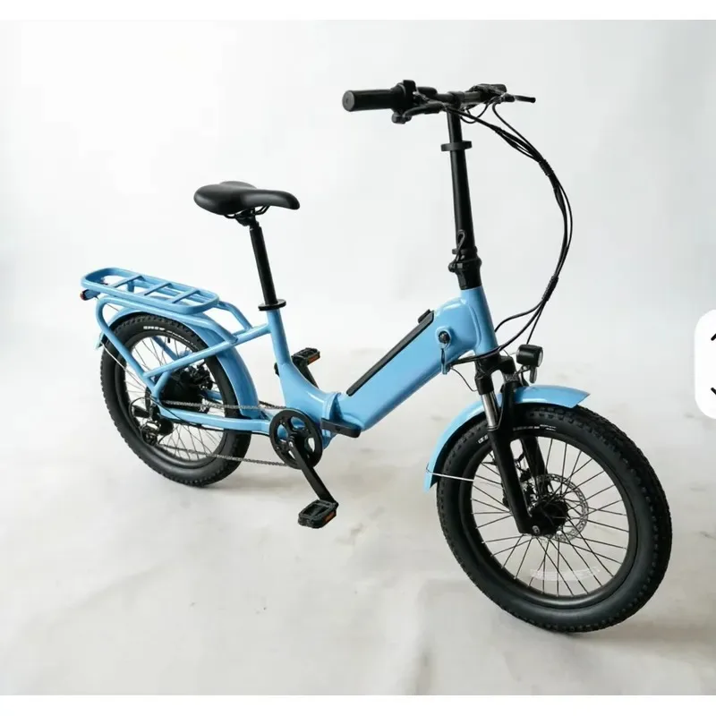 Electric Folding Bicycle Compact Design for City Commuting Easy to Store