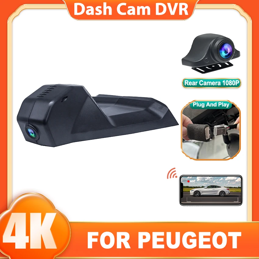 

Dashcam for Peugeot 5008 3008 4008,Dvr for Citroen C5 Aircross,Camera Recorder for DS7,Plug and Play Dash Cam 4K for Car