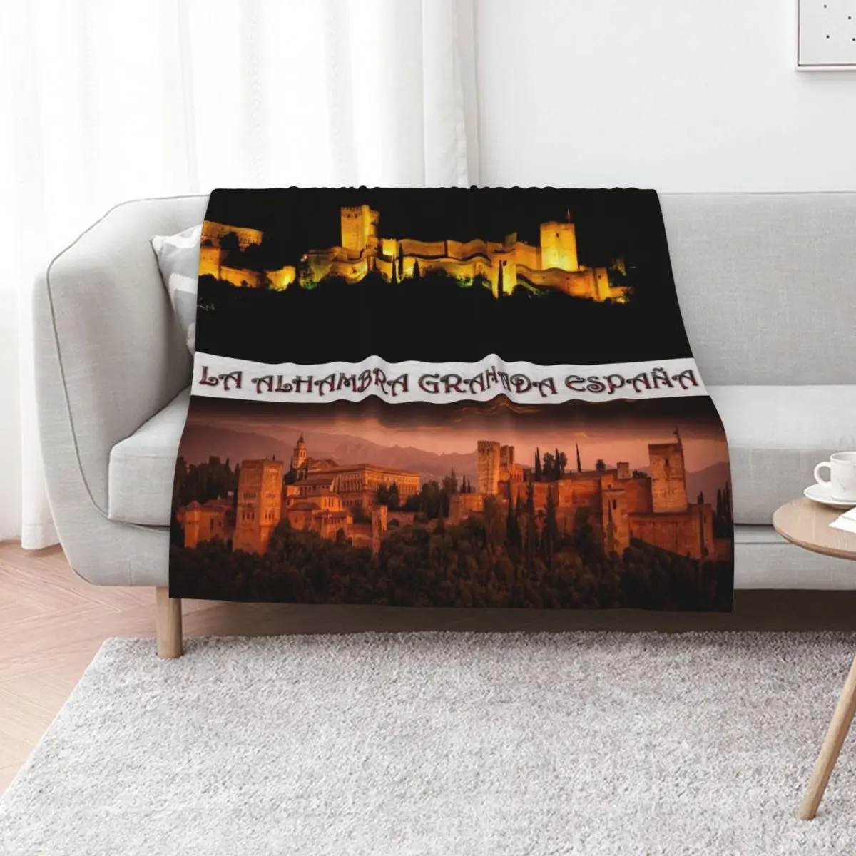 LA ALHAMBRA GRANADA SPAIN Throw Blanket Large Blankets For Sofas Single sofa bed Blankets