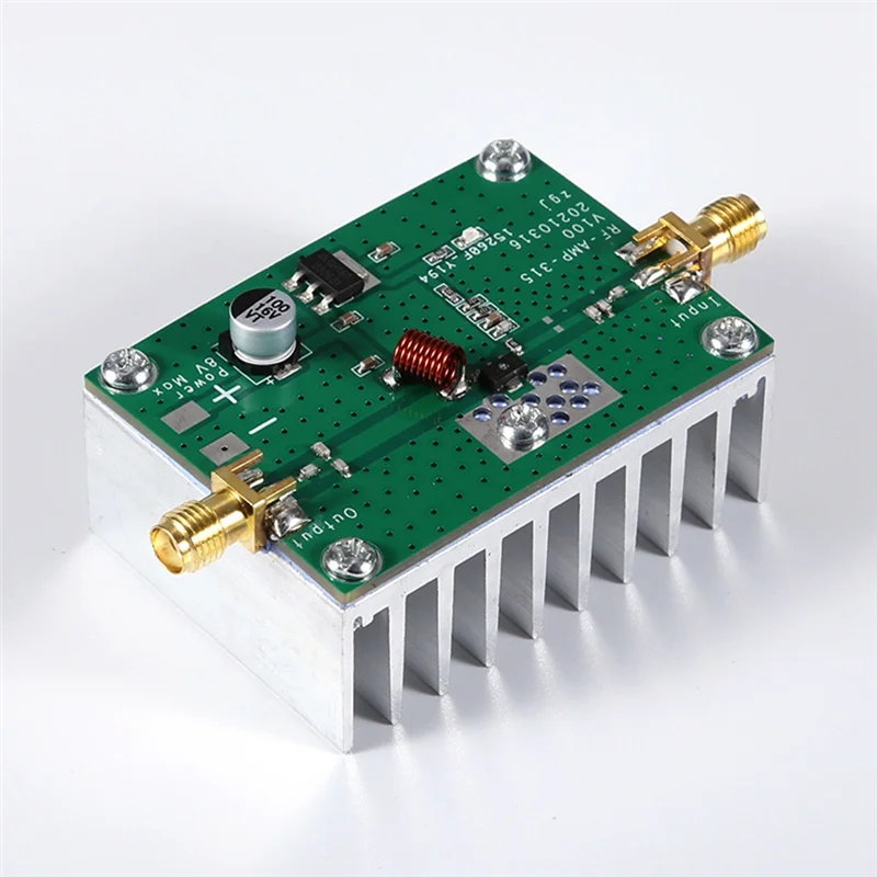 

Excellent-315Mhz 8W RF Power Amplifier Single Frequency UHF Power Amplifier For Ham Radio Remote Control Flight Control Booster