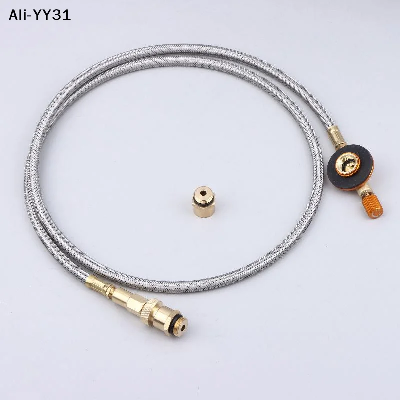 【Ayo】Cassette Furnace Stove Conversion To Flat Gas Cylinder Conversion Head, Outdoor Camping Picnic Gas Adapter Extension Cord