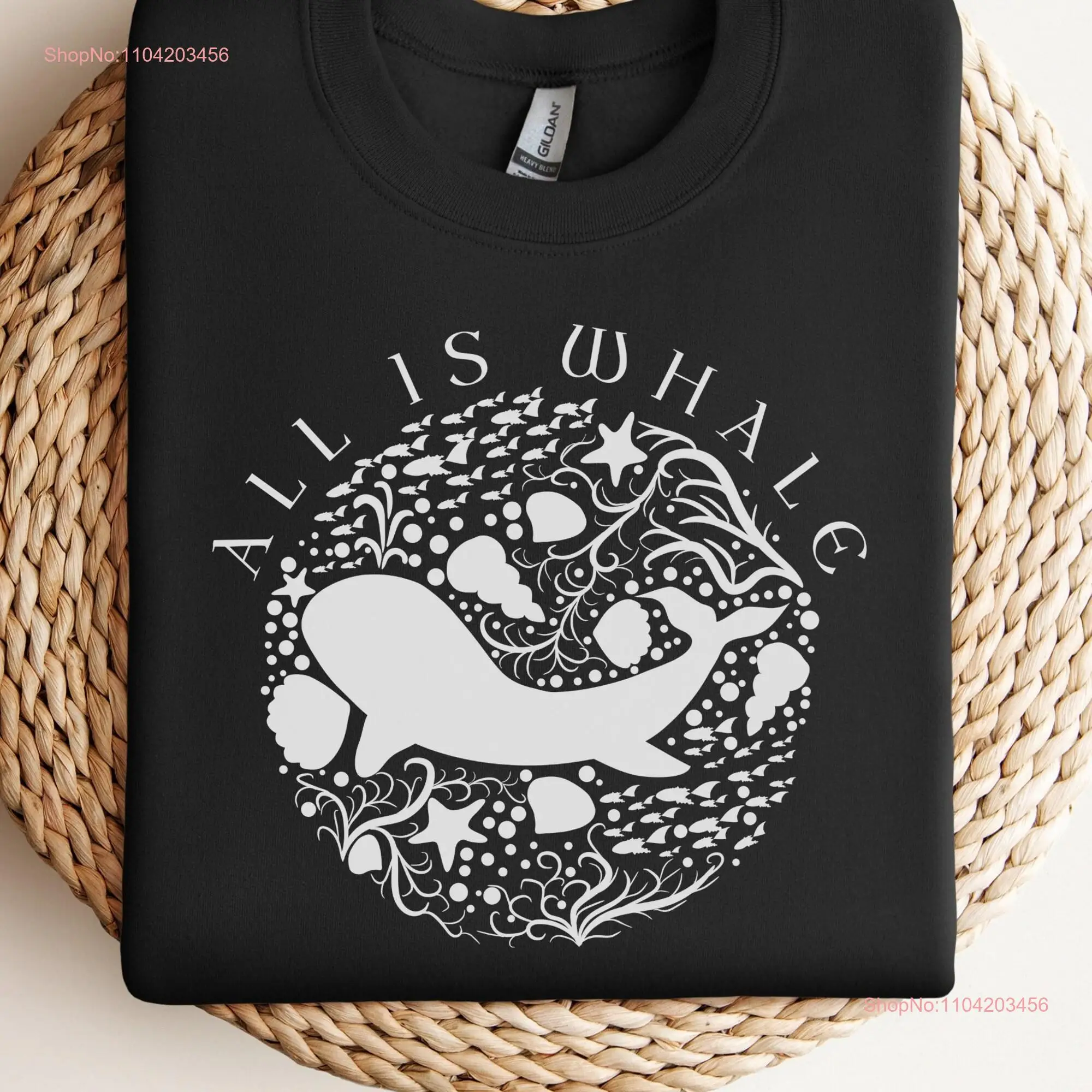 all is whale shirt cute sweaT T funny humpback prinT womans long or short sleeves