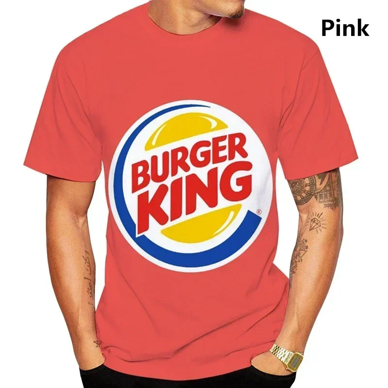 New Summer Burger King Printed Men's Women New Fashion 3D Printed T-Shirt Casual Cool Short Sleeve men's t-shirts and tank tops