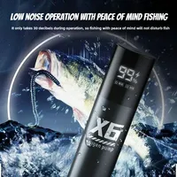 5W USB Rechargeable Oxygen Pump for Outdoor Fishing/Aquarium, Portable Aerator with 48H Runtime for Night Fishing