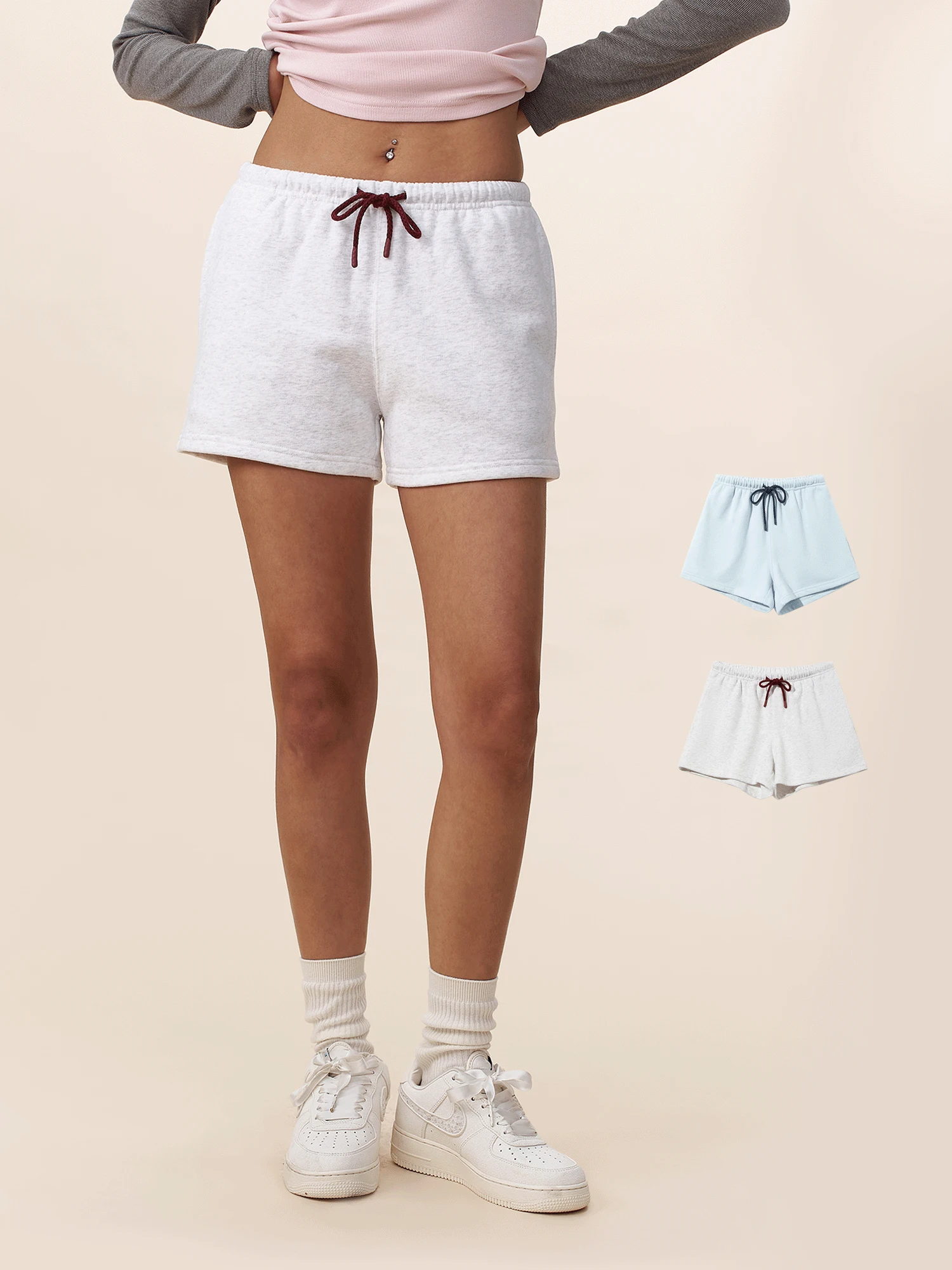 

Мужские спортивные повседневные брюки Yescci Lazy Mat Dstring Shorts S5643682 из комфортного хлопка с эластичным поясом