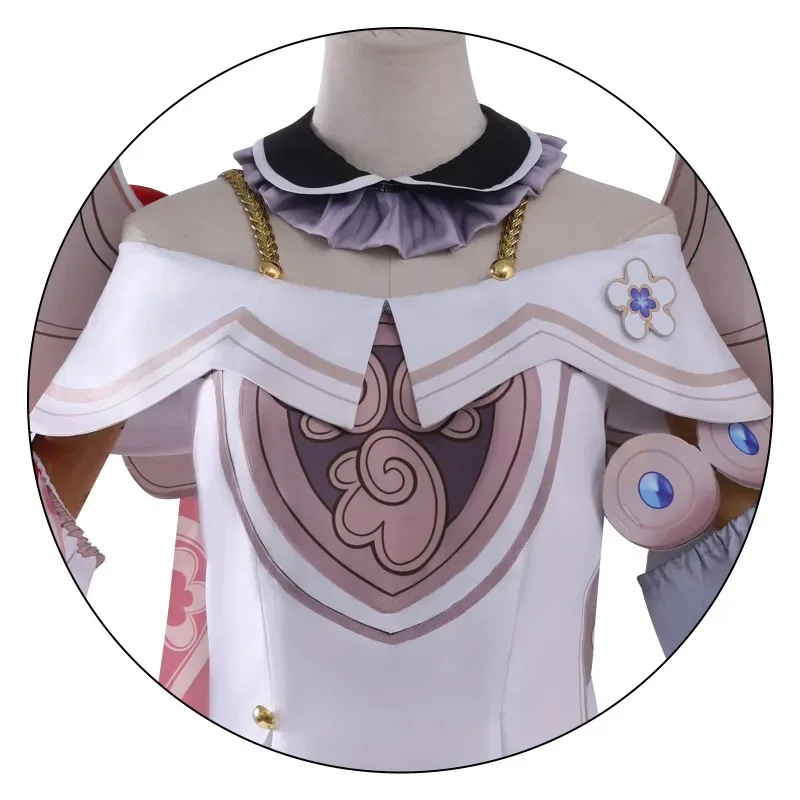 Honkai Star Rail Tribbie-Conjunto de disfraz de Cosplay para mujer, bonito vestido de Lolita, peluca y tocado incluidos, cosplay para fiesta de Halloween Uni
