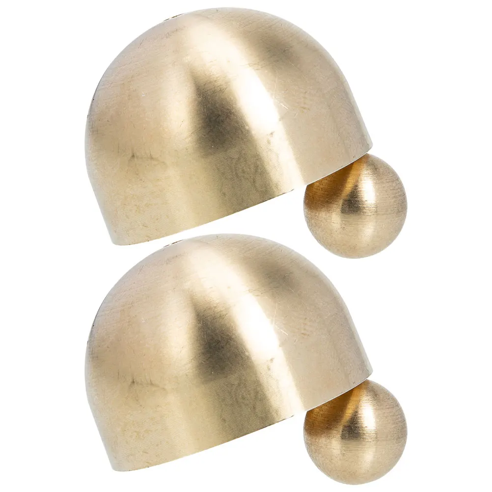 

2 Sets 37mm Copper Wind Chimes Door Bell Accessories for Home Office Decor Shopkeeper Bell Metal Hanging Chime Entry